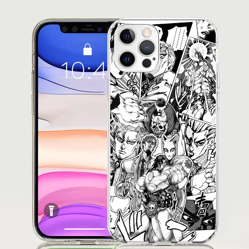 JoJo Kira Yoshikage Killer Queen Customized Phone Case with Pattern Art