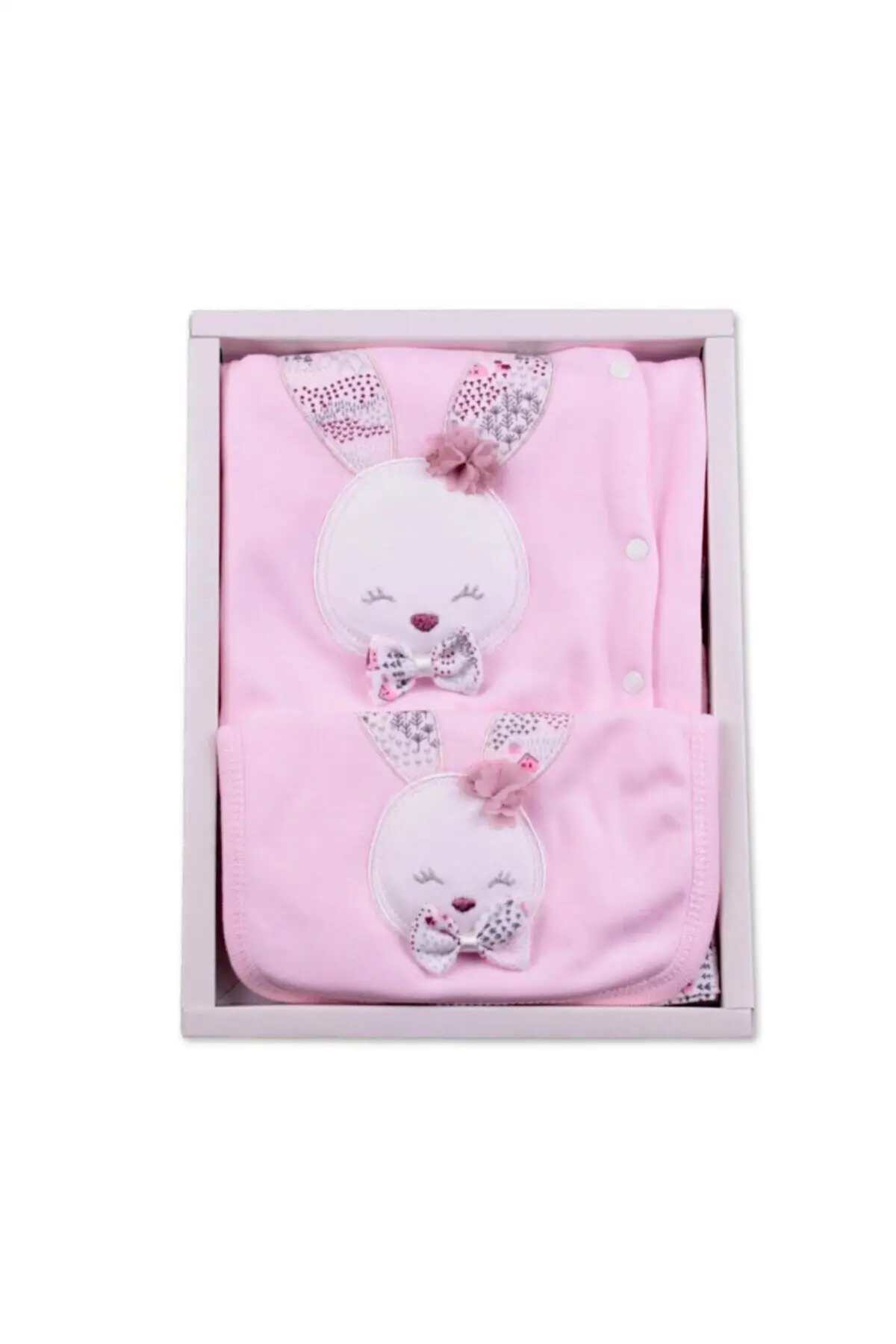 

747 5 Piece Hospital Exit Set Li Suit Set Printed Cotton 5 Out Pink Outlets Baby Clothing