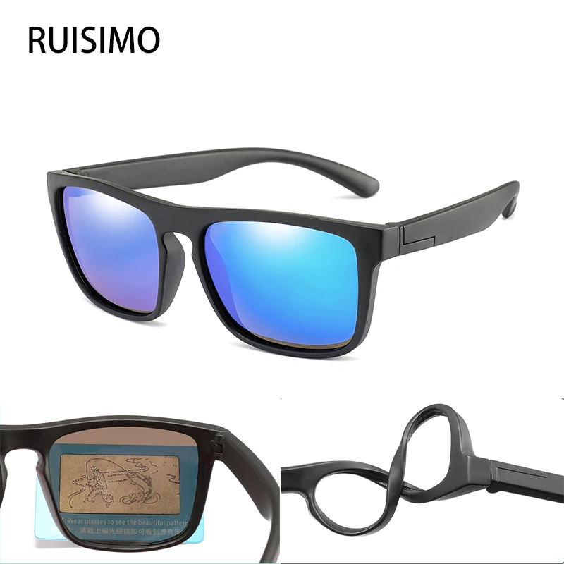 Polarized Sunglasses Kids Sunglasses UV400 Protection Vintage Brand Polarized Children Sun Glasses Girls Boys Multi Color