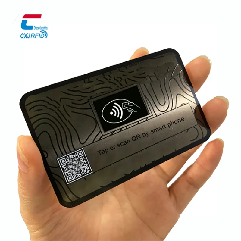 

custom,Custom Printing Name Loyalty Membership Metal Business Card Nfc Ntag215216 Metal Card