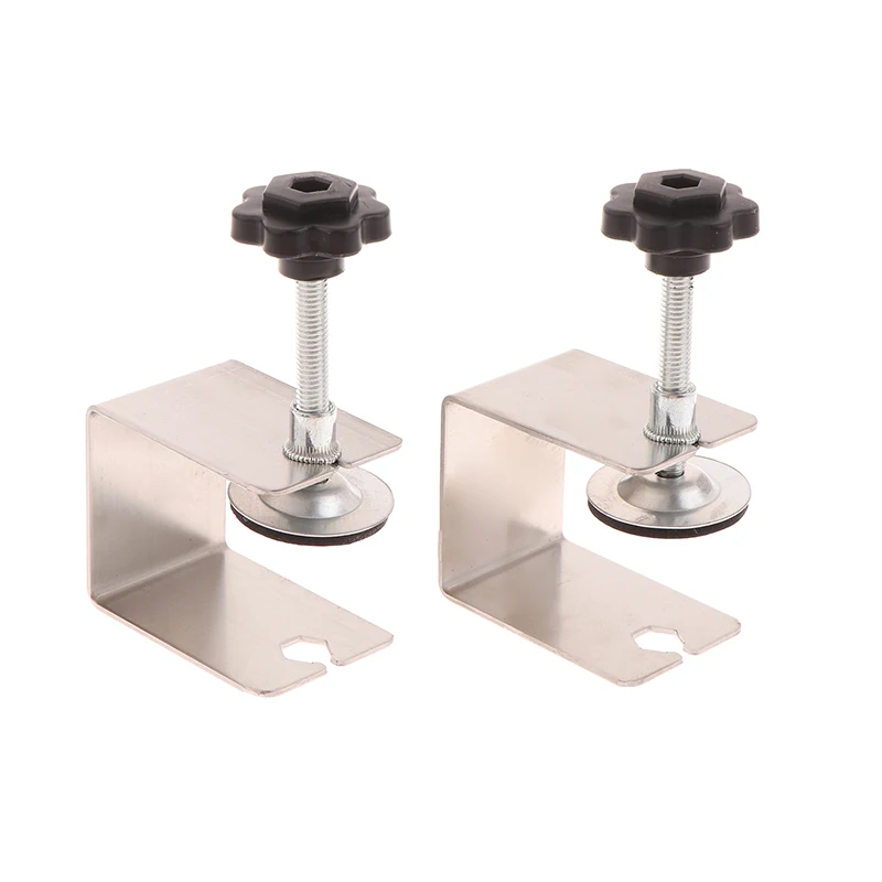 2Pcs Woodworking Jig Cabinet Tool Steel Drawer Panel Clips Home Furniture Accessories Front Installation Clamps Hand Tool