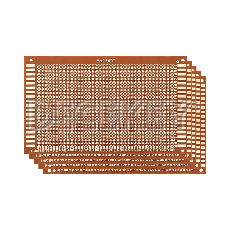 5pcs 9x15cm Universal PCB Board Yellow Single Sided PCB Printed Circuit Board for Arduino