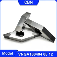 Les outils de haute dureté CBN VNGA160404, VNGA160408 et VNGA160412 conviennent au traitement de l'acier dur VNGA 3