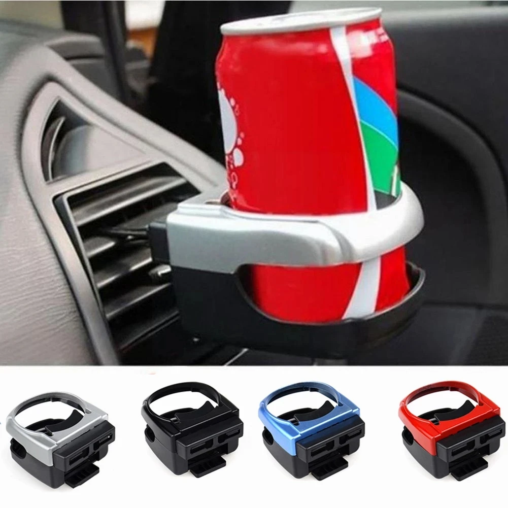 Car Cup Holder Outlet Air Vent Cup Rack Beverage Mount Insert Stand Holder Bottle Can Car Container Hook Rack