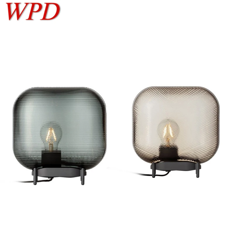 

WPD Contemporary GlassTable Lamp Nordic Fashionable Living Room Bedroom Personality Creative LED Decoration Desk Liesk Light