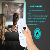 RemoteControl for Google Chromecast 4k Snow Streaming Media Player (Remote ONLY)G9N9N Replacement Voice 2