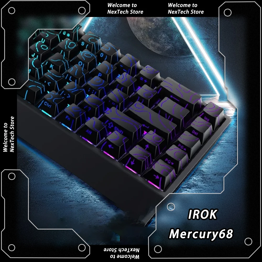 IROK Carotmas Mercury68 有線磁気スイッチキーボード E