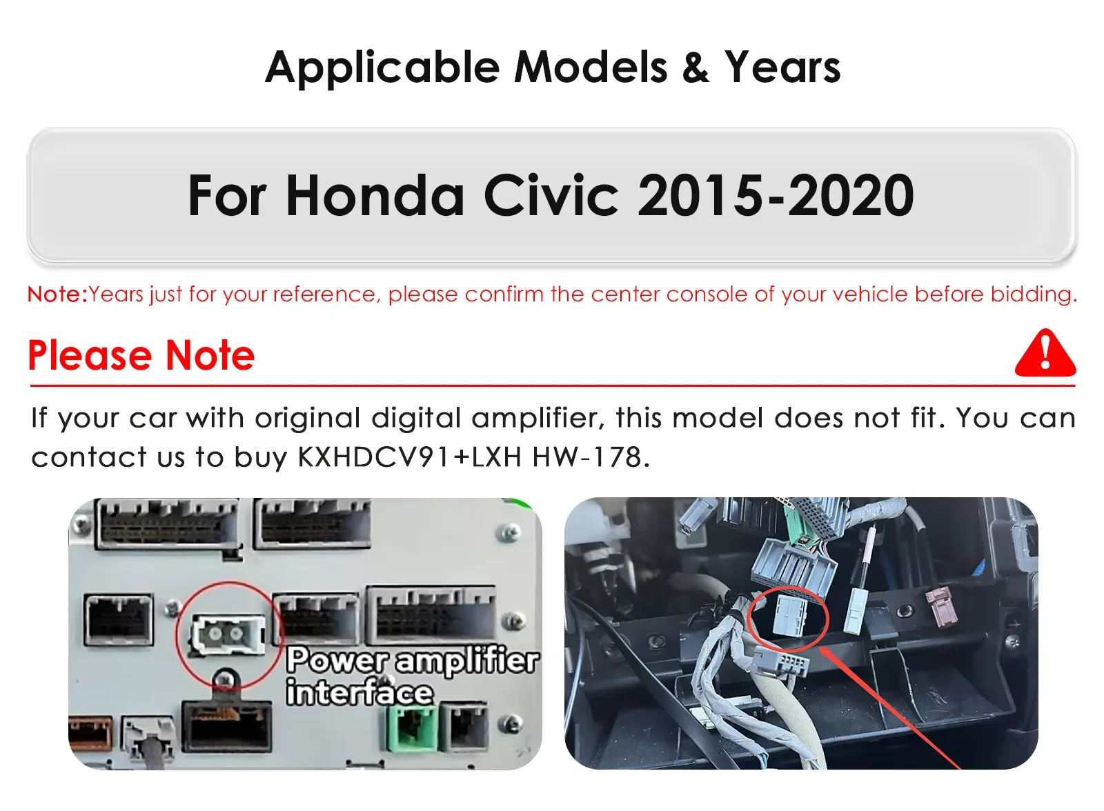 Android 6115 Autoradio für Honda Civic 2015-2020 Multimedia-Player Stereo Autoradio DSP 9,7 Zoll Vertikaler GPS Intelligenter Bildschirm – Detail 3