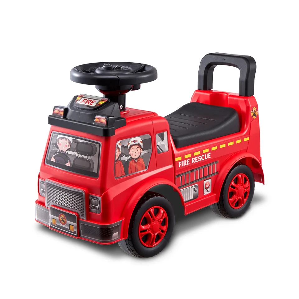 Kids Ride On Push Car with Music and Storage