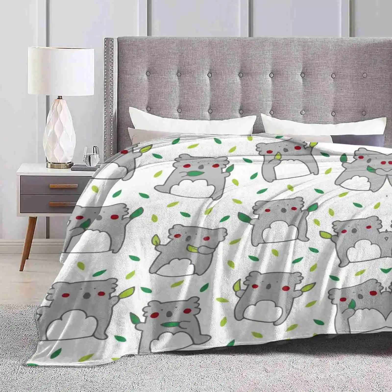 

Новое поступление, модное удобное теплое фланелевое одеяло Save The Koalas, милое пушистое одеяло с медведем, австралийский эвкалипт, коалы