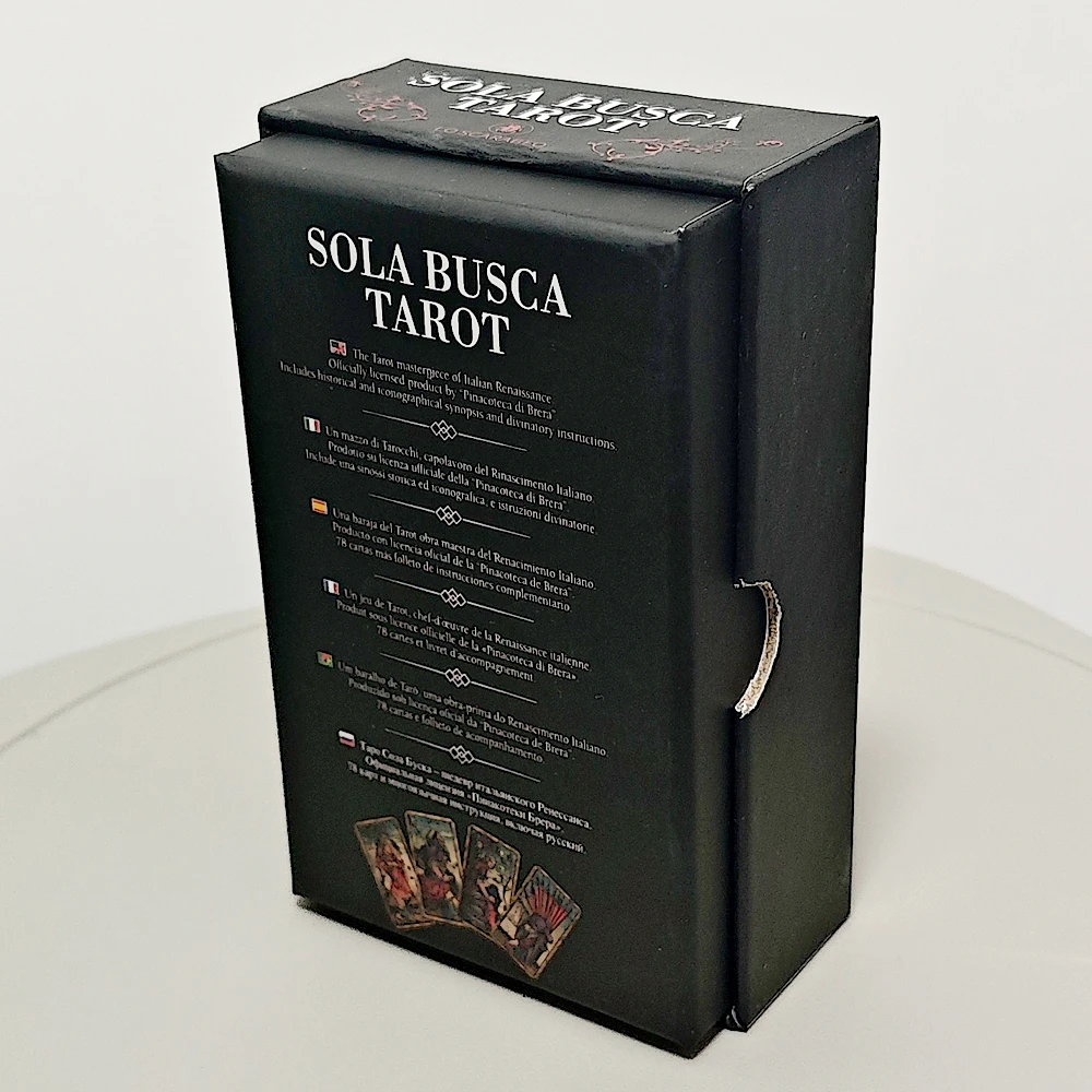 Sola Busca Tarot Deck In Rigid Box 78 Pcs Vintage Tarot Cards