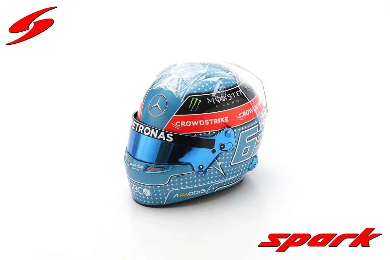 

Модель японского шлема Suzuka GP #63G. Рассел Spark 1:5 F1 2022