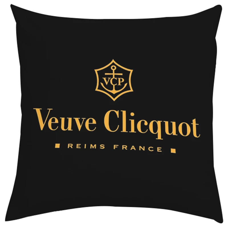 

Pillow Cover 40x40 V-Veuve Clicquot Decorative Cushion Covers Pillowcases 50x50 Cushions Home Decor Sleeping Pillows Sofa