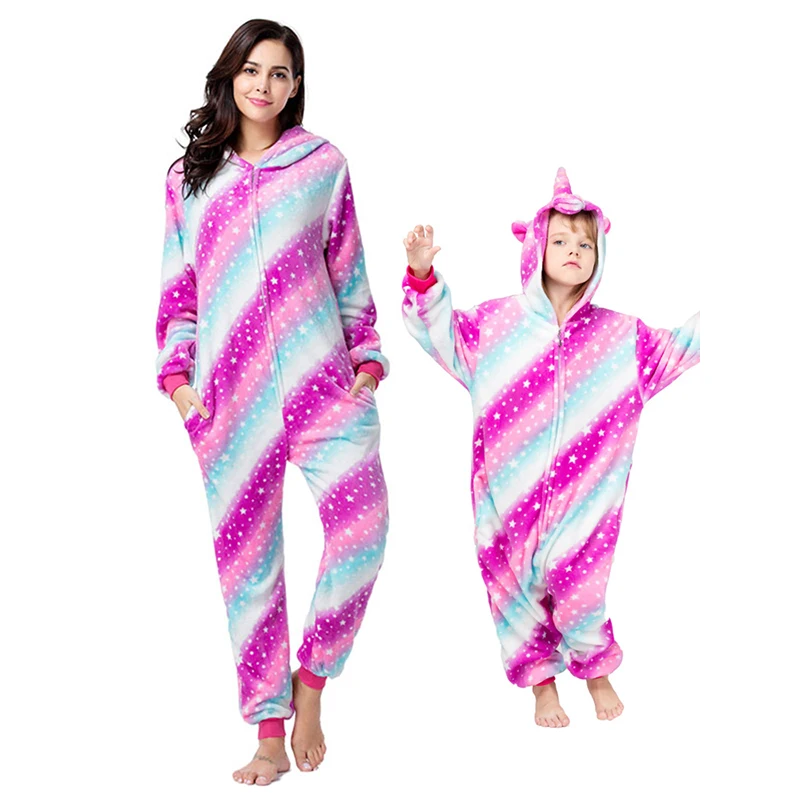 Pijamas para Niños Y Niñas Ropa de Dormir en Forma de Panda Unicornio Perro  Oso