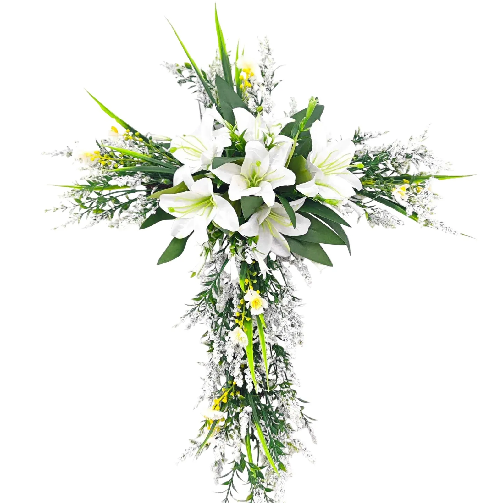 Easter Liliaceous Cross Wreath 3