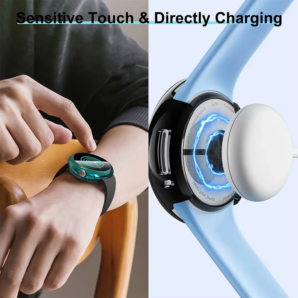 Premium Anti-Scratch TPU Protective Cover for Google Pixel Watch - Full Coverage Shield