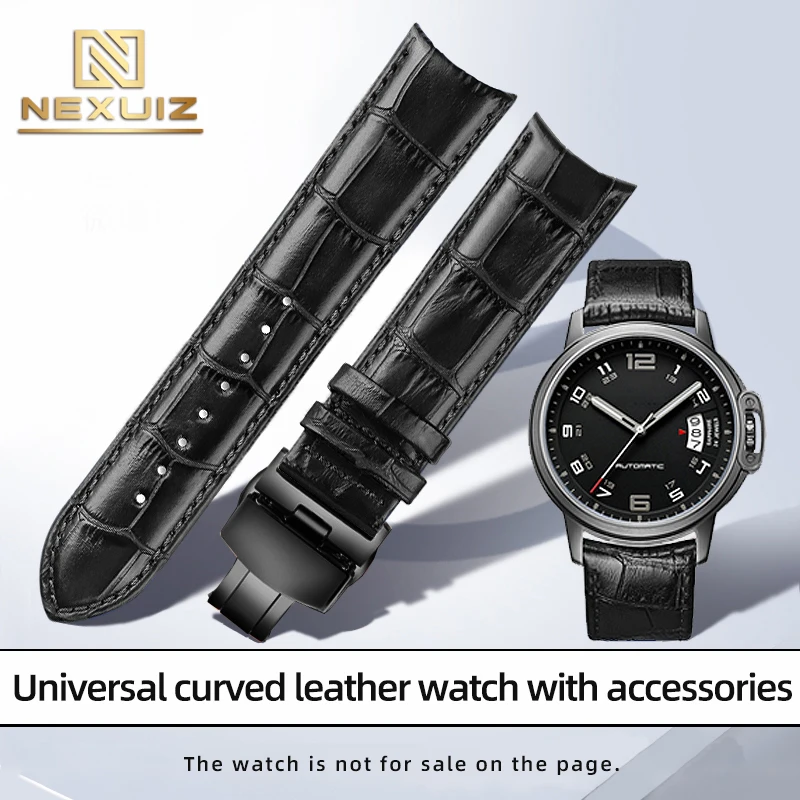 Per Gp Vacheron Contin Jaeger-Lecoultre Citizen Cinturino In Pelle Curva Con Cinturino In Pelle Bovina Da Uomo 20Mm 21Mm 22Mm