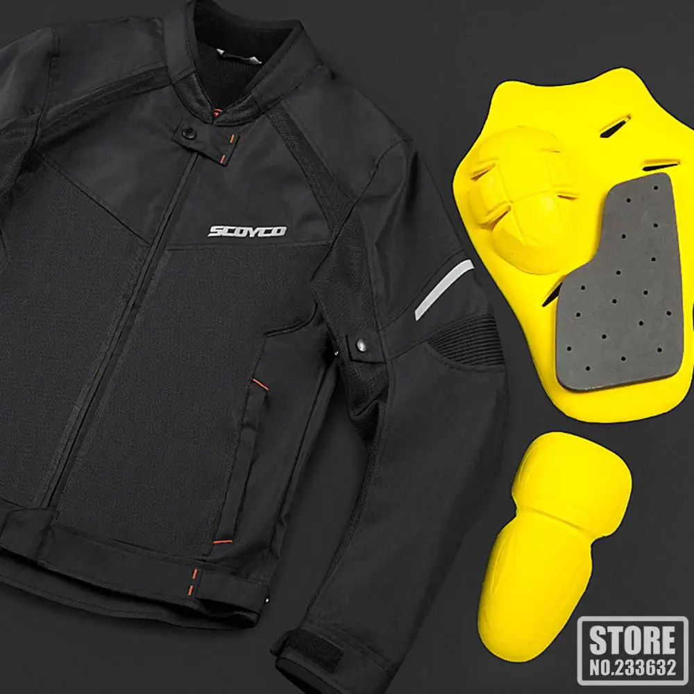 SCOYCO – veste de protection pour moto d'été, vêtements de sécurité pour motocycliste, pour hommes et femmes, certifié CE