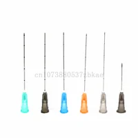 Factory Disposable Blunt-tip Cannula 22g 23G 25G 27G 18G 30G 50mm 70mm Blunt Fine Micro Body Piercing Needles Cannula Syringe 2