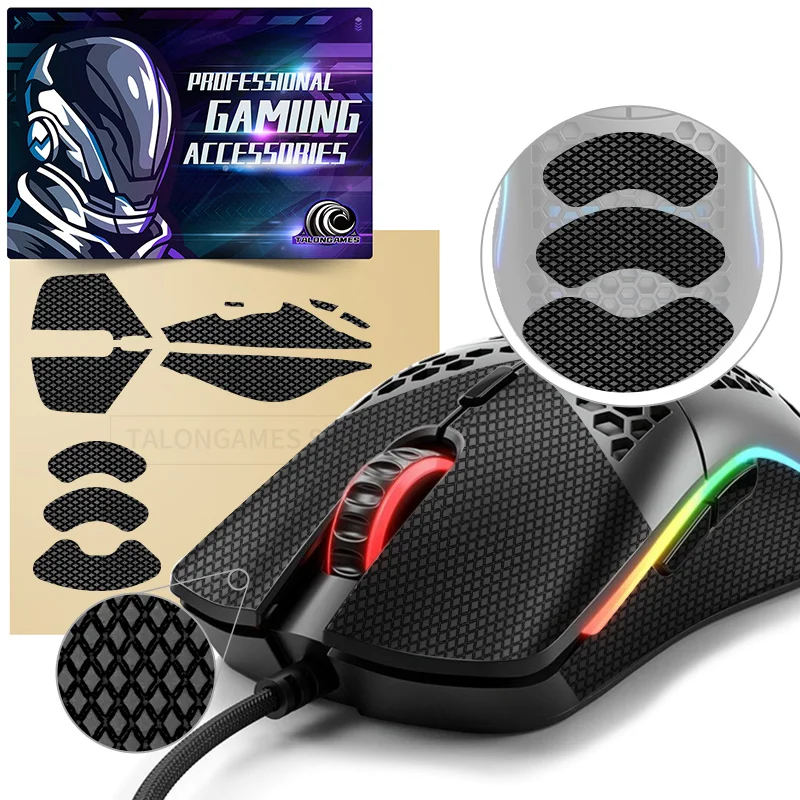 Talongames Mouse Anti Slip Grip Tape For Glorious Model O Wireless