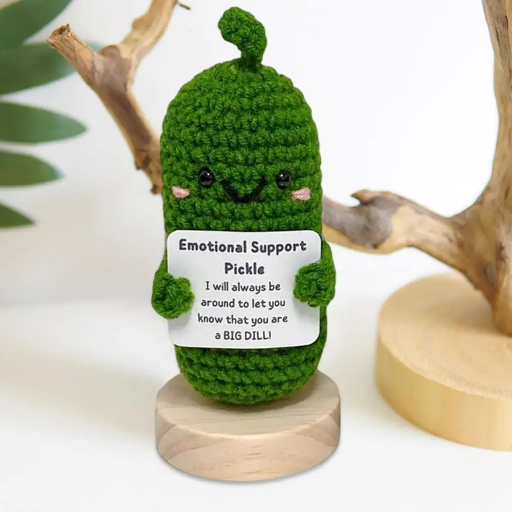 PATTERN: Crochet Emotional Support Pickle 