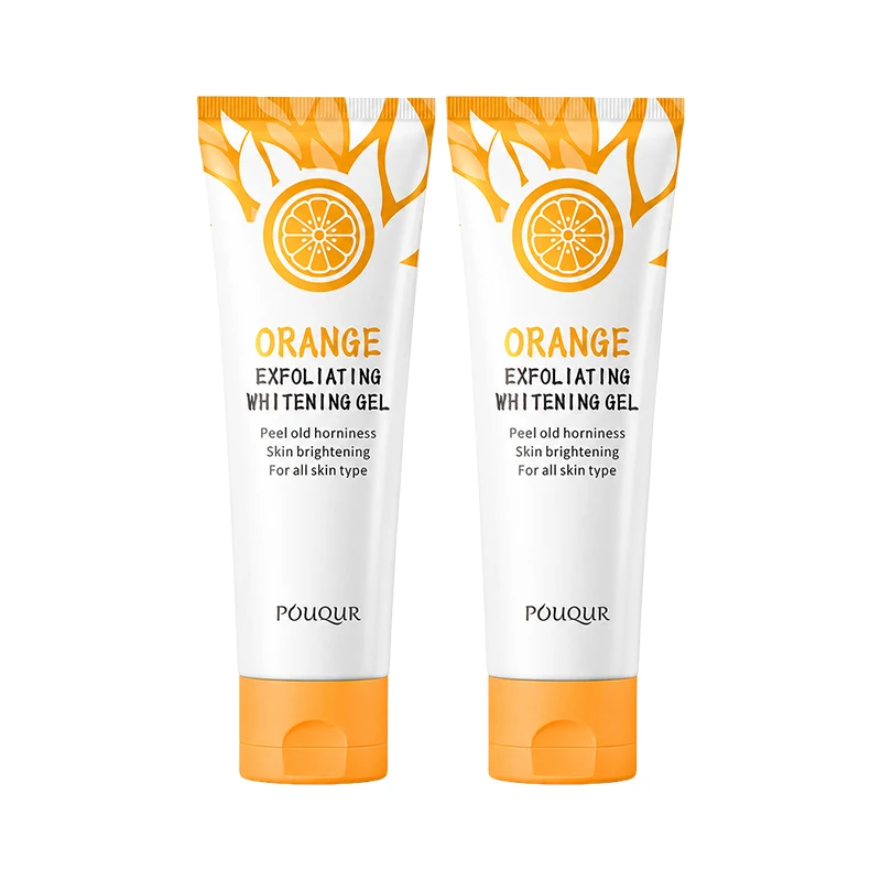 Orange Exfoliating Gel - Brightening & Hydrating Gentle Scrub