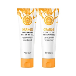 Orange Exfoliating Gel - Brightening & Hydrating Gentle Scrub (2pcs)