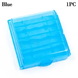 Durable Waterproof Clear Plastic Battery Storage Organizer with 10 Slots (B-for 4pcs AA or AAA)