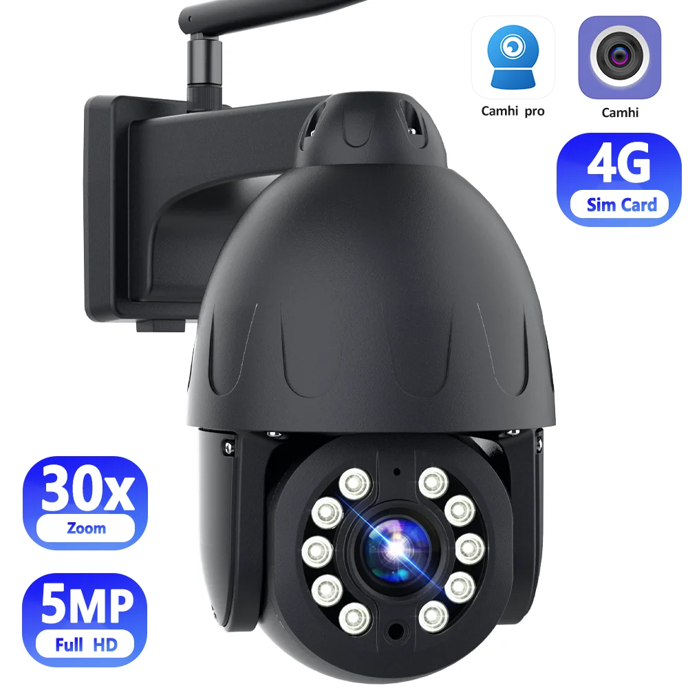 Camera 30x Zoom 4g Sim Ip Card Cctv Camera Ptz Camera Ip Camera