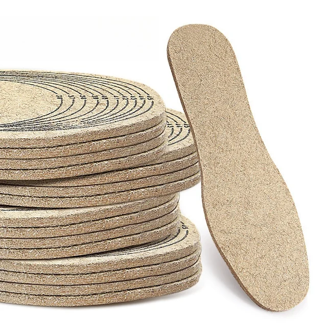 Warm Wool Felt Shock-Absorbing Insoles 4
