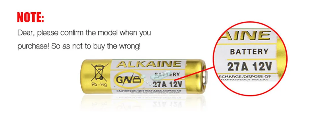 kpay 4PCS 27A 12V dry alkaline battery 27AE 27MN A27 doorbell car alarm walkman car remote control etc alkaline battery disposable battery