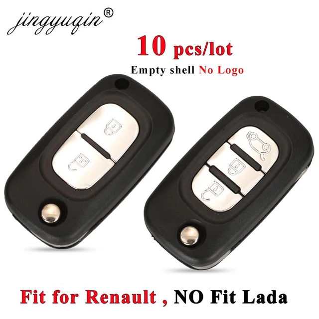 Jingyuqin 10 stücke 2/3 Tasten Flip Remote Auto Schlüssel Shell Fall für  Renault Fluence Clio Megane Kangoo - AliExpress