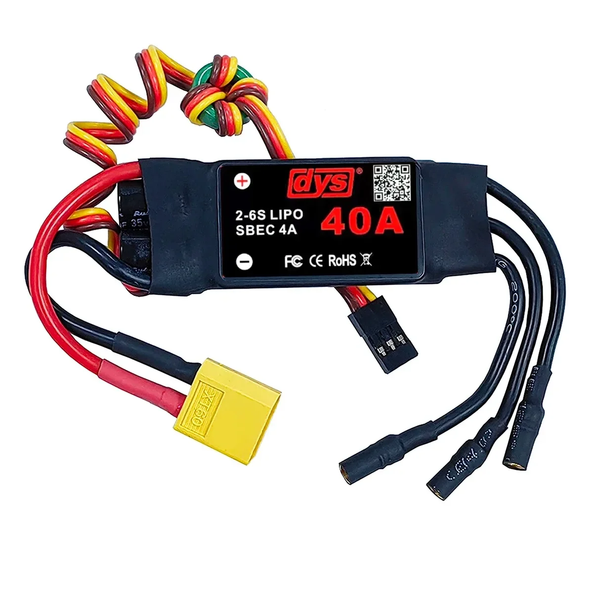 Contrôleur ESC Brushless 20A 2-4S pour RC Drone