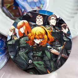 Saga of T - Tanya The Evil Anime Brooch - Sci - Fi Cartoon Pin - 44x44mm (Z6)