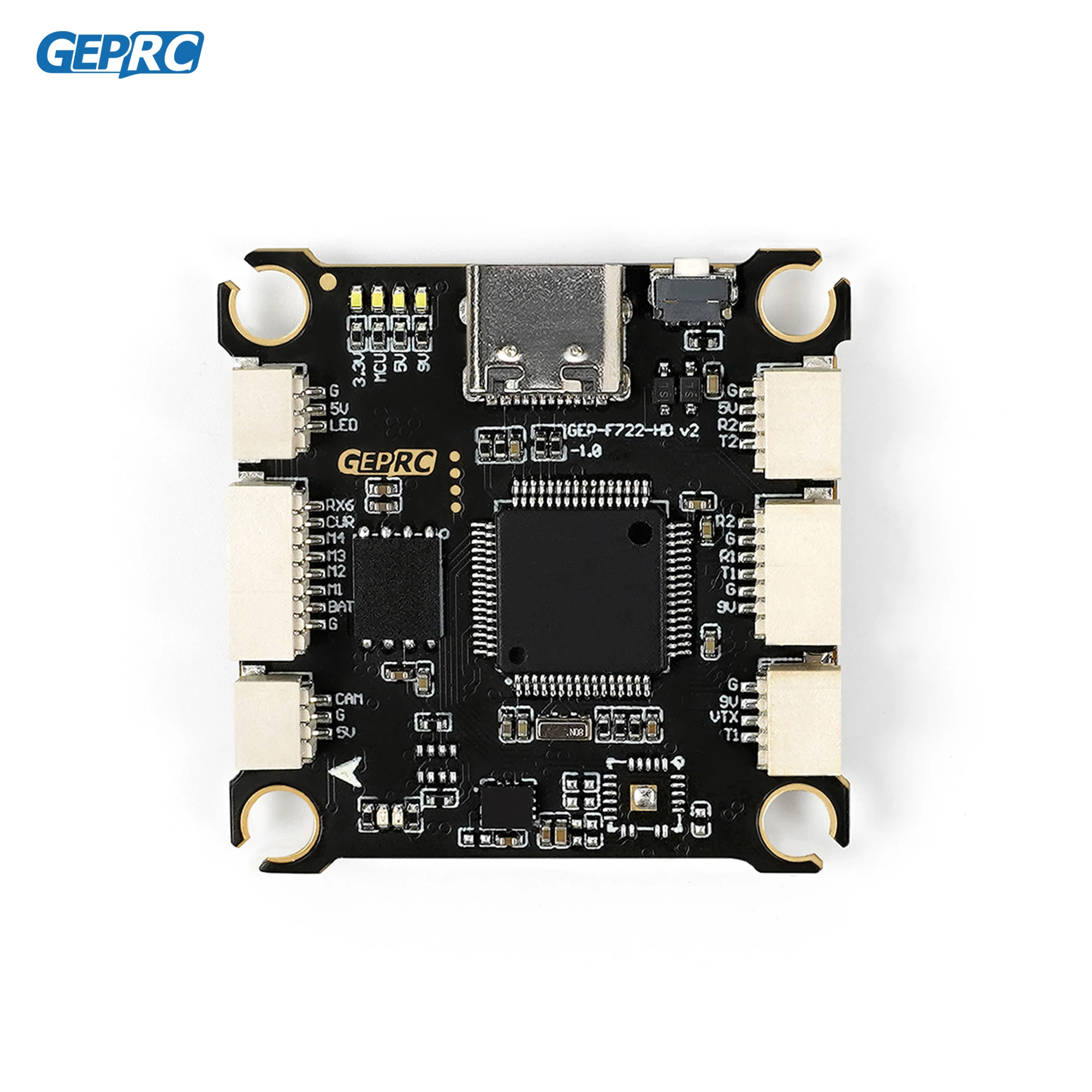 GEPRC GEP-F722-HD V2 Контроллер полета 3-6S LiPo 16M Черный ящик ICM42688-P Система RC FPV Гоночный дрон Аксессуары для квадрокоптера thumbnail 4