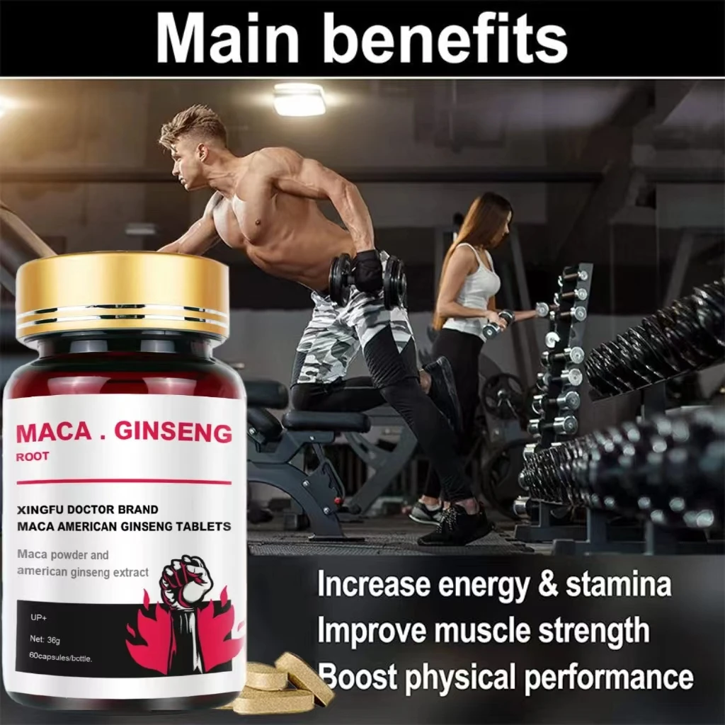 

Male Erection Supplement, Enlargement Pills for Men Increase Size & Stamina, Enhance Endurance, Natural Maca Ginseng Tablet