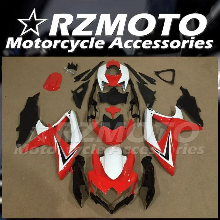 

Injection Mold New ABS Whole Fairings Kit Fit for Suzuki GSX-R 600 750 K8 2008 2009 2010 08 09 10 Bodywork Set Red White Black