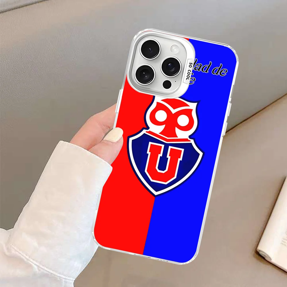 Chile U-University Logo Handyhülle für IPhone 16 15 14 13 12 11 Pro Max X XR XSMAX 8 7 Plus Matte stoßfeste Rückseite – Detail 9