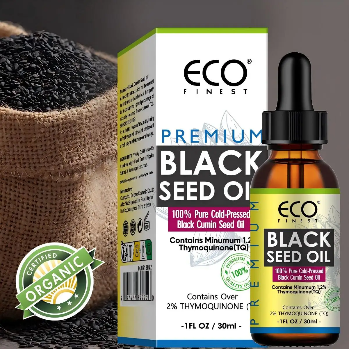 Huile de cumin noir ECO