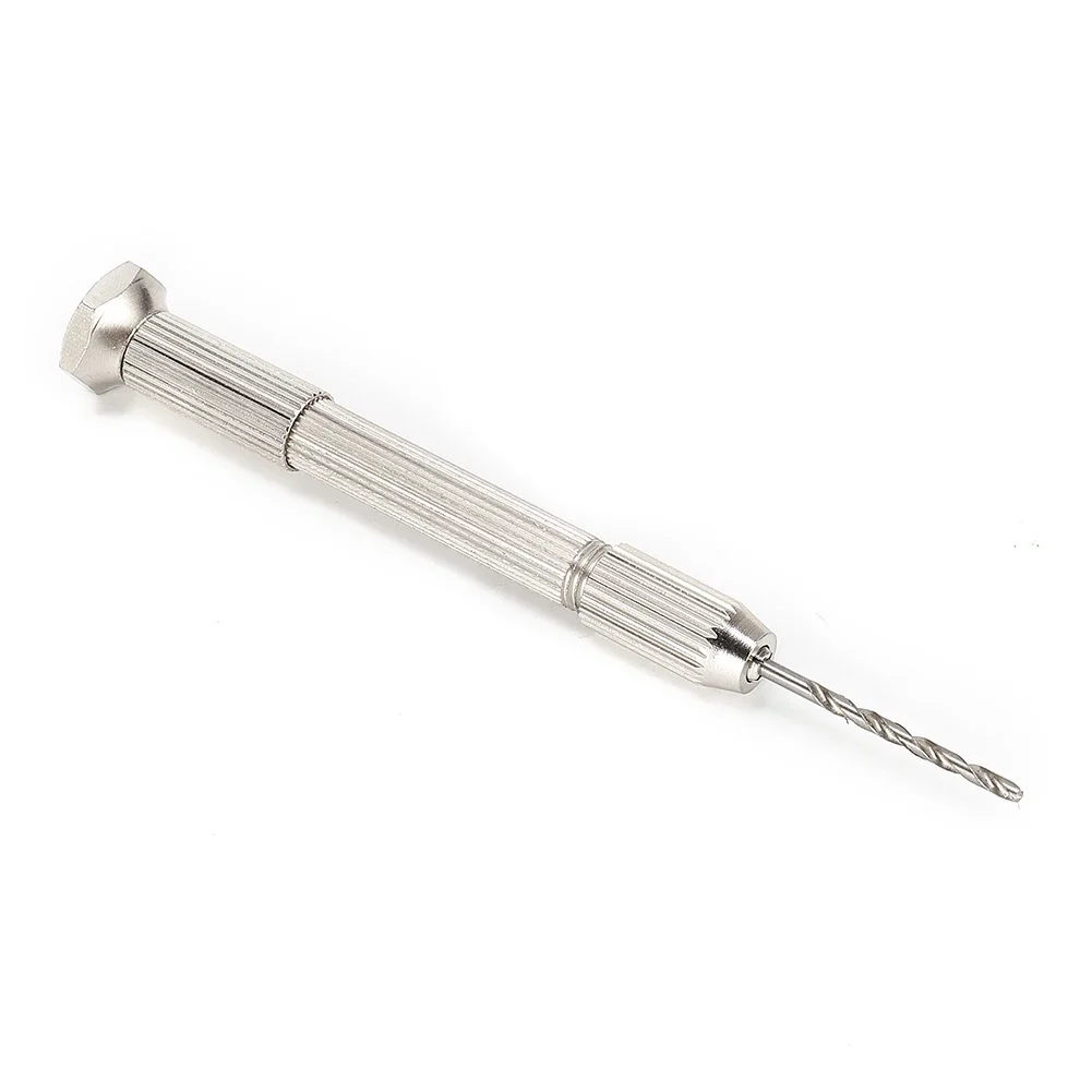

11pcs/set Mini Hand Drill With Keyless Chuck 0.8mm-3.0mm HSS Drill Bits For DIY PCB Crafts Jewelry Watch Making Drilling Tools