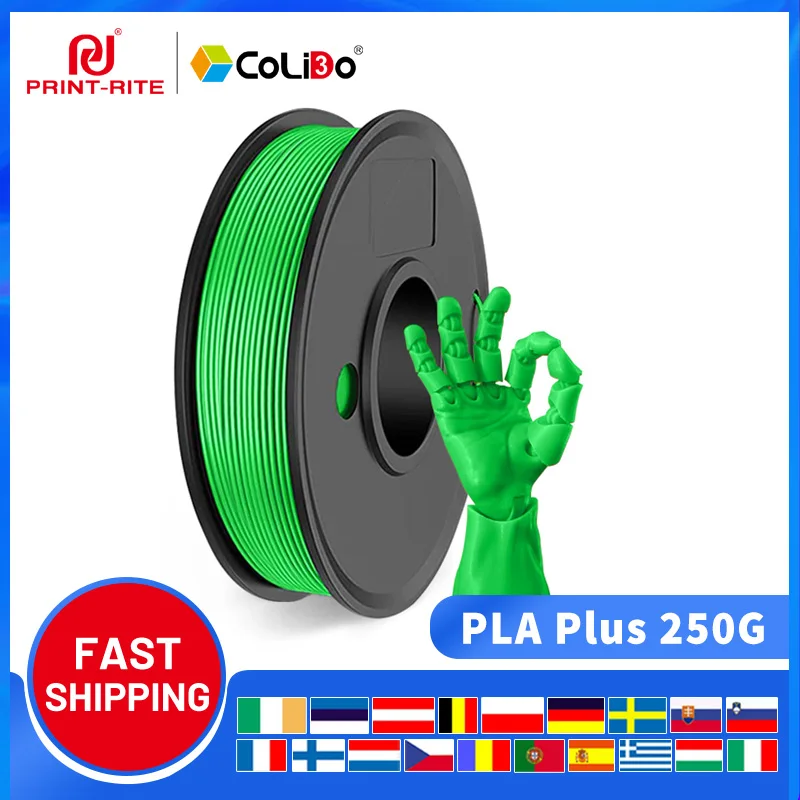 1.75mm PLA Filament 250g 3D Filament PLA Plus For FDM 3D Printer Print-rite CoLiDo 0.25kg 3D Printing Materials