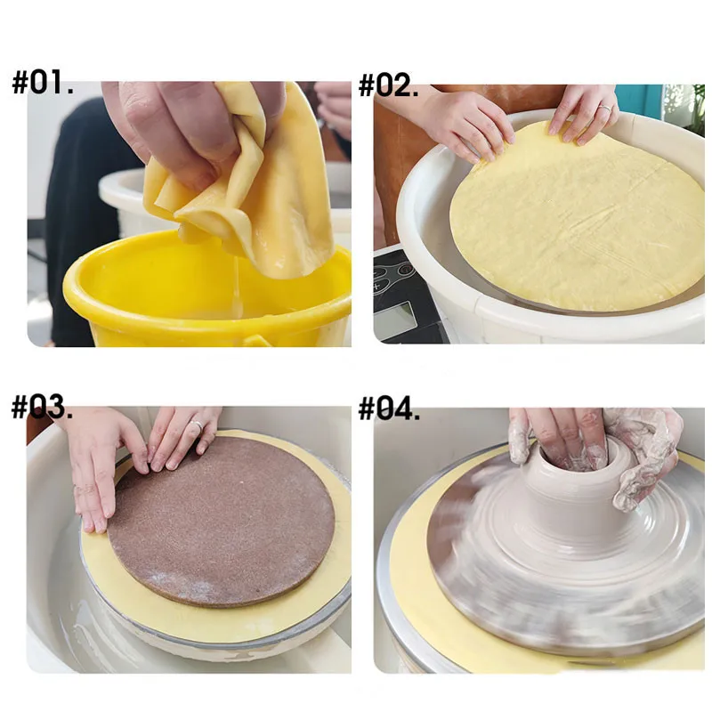 Pottery PVA Absorbent Towel Thicken Cloth Sculpture Auxiliary Tool Used to Fix Turntable and Pad Clay Sculpture Cloth pottery tools,clay sculpting tools,pottery sculpting tools
