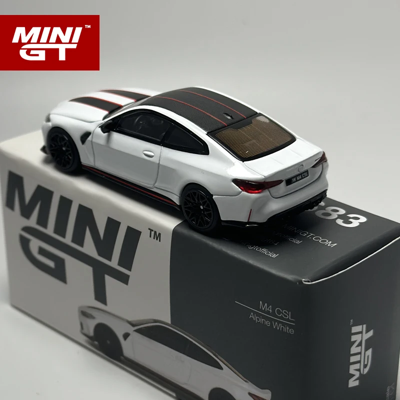 ミニカー MINI GT BMW M4 M-Performance Alpine Whit Mini GT 1