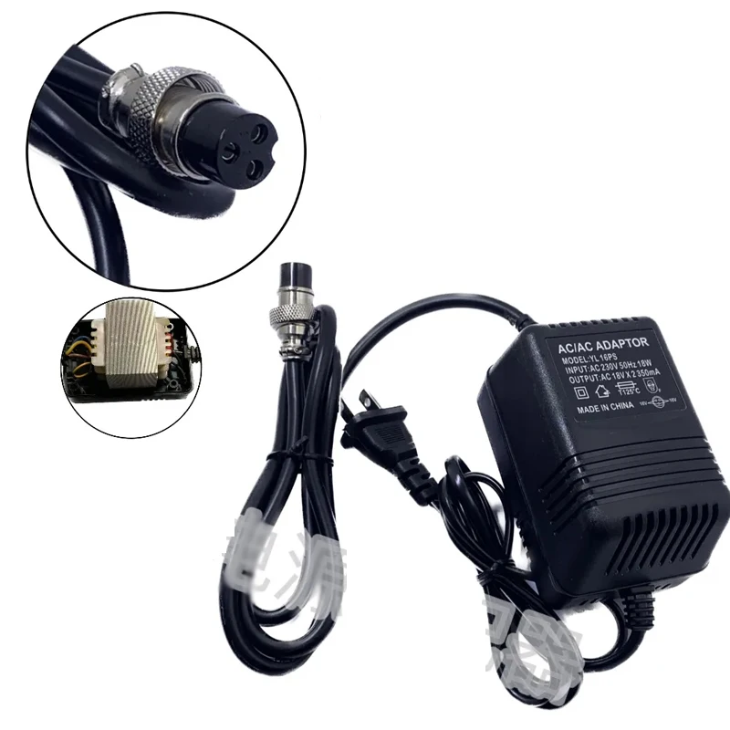 Alimentatore 15V Per Mixer E Console – Adattatore AC 17V X 2, Spina UE, 0,3-0,8 A, 15-20 W