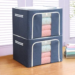 Large Capacity Clothes Storage Box Foldable Dustproof Closet Organizer Oxford Cloth Luggage Blanket Quilt Sorting Bag