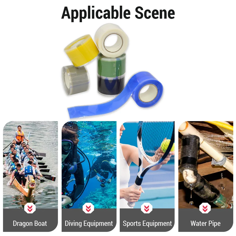 Kayak Paddle Grip Tape Silicone Waterproof Grip Tape for Kayak Canoe and Dragon Boat