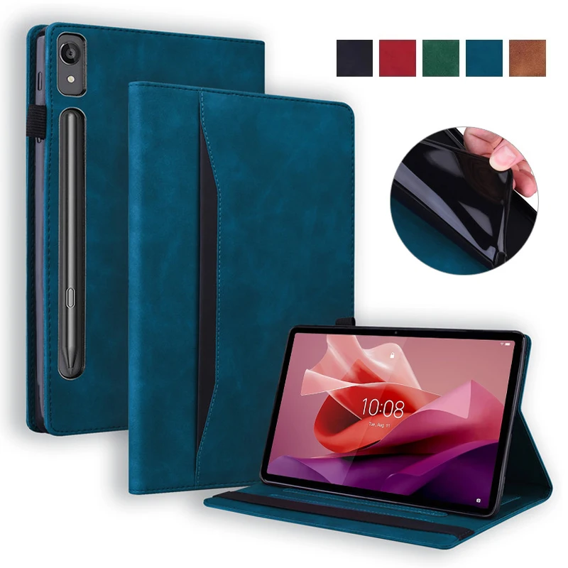 Coque Per Lenovo Xiaoxin Pad Pro 12.7 Custodia Fashion Wallet Stand Cover Per Lenovo Tab P12 Xiaoxin Pad Pro 12 7 Case Funda