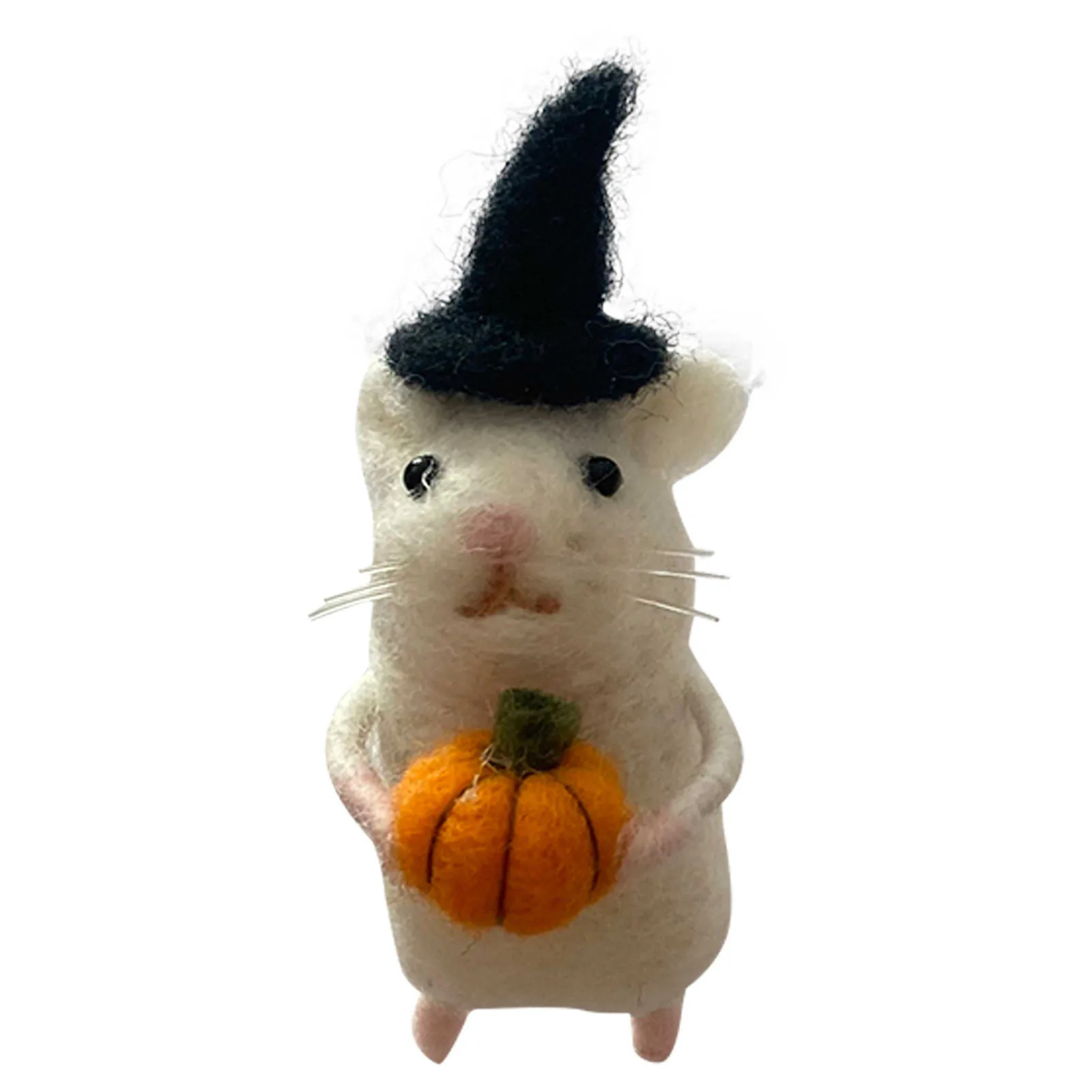 1pcs  Mouse With A , Needle Felted Mouse, Needle Felted Animal, Needle Felted Miniature