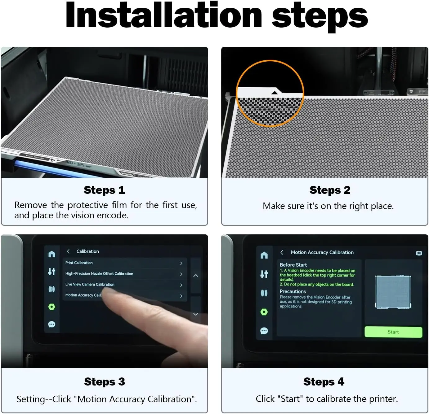 For Bambu Lab H2D Vision Encoder 50μm Motion Accuracy Advanced