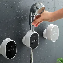 Soporte Universal para cabezal de ducha de 360 °, montado en la pared, sin taladro, ajustable, para colgar, accesorios de baño